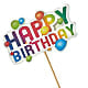 Happy Birthday Pick – Oopsie Daisy Florist, Raeford NC