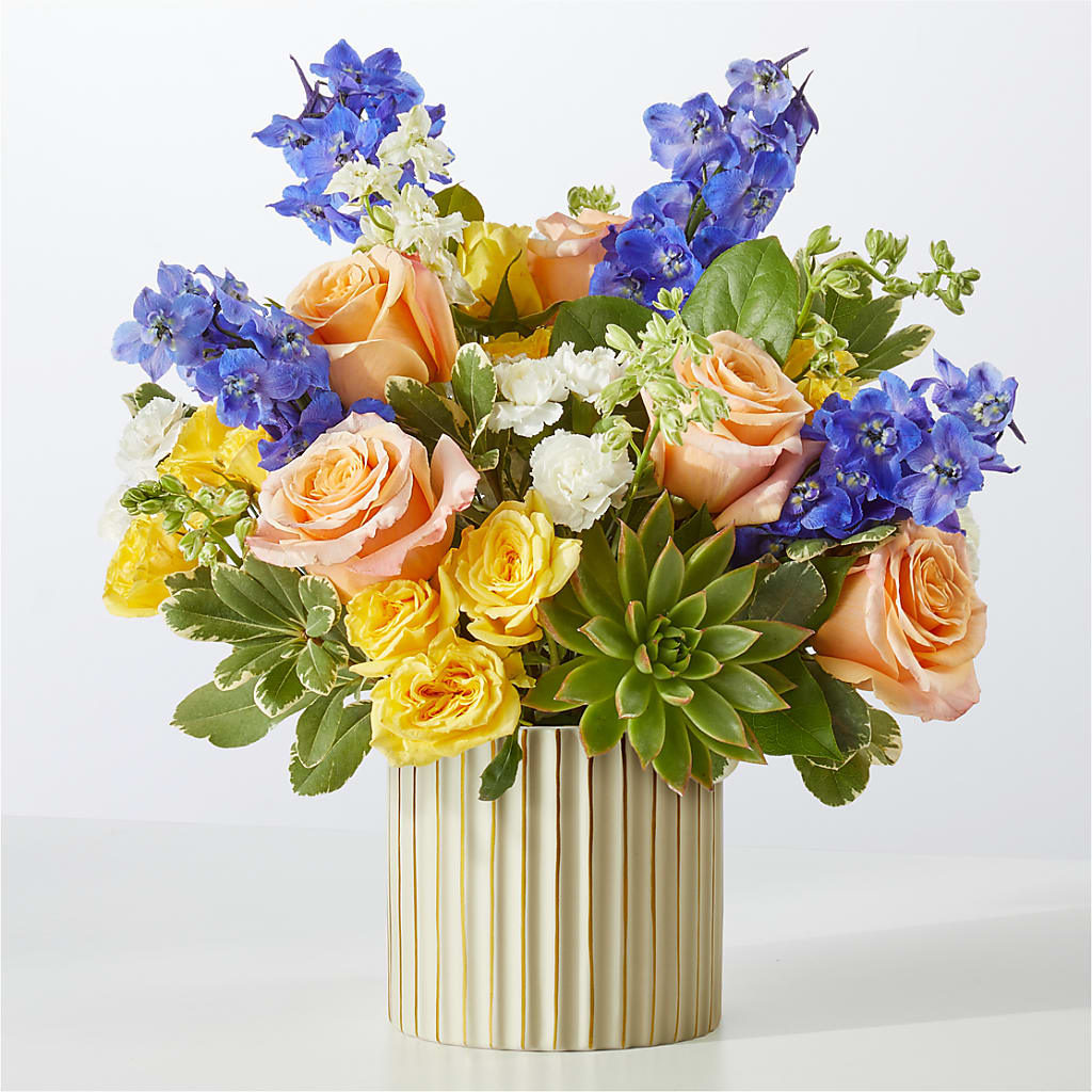 Cobalt Reverie Bouquet – Oopsie Daisy Florist, Raeford NC