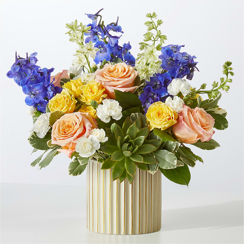 Cobalt Reverie Bouquet – Oopsie Daisy Florist, Raeford NC