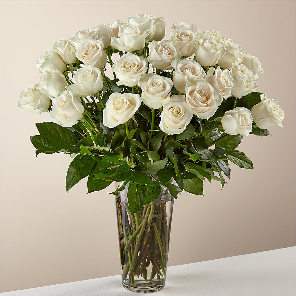 Long Stem White Rose Bouquet – Oopsie Daisy Florist, Raeford NC