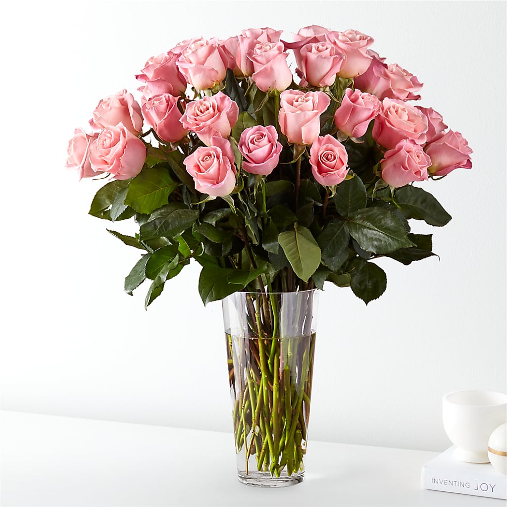 Long Stem Pink Rose Bouquet – Oopsie Daisy Florist, Raeford NC