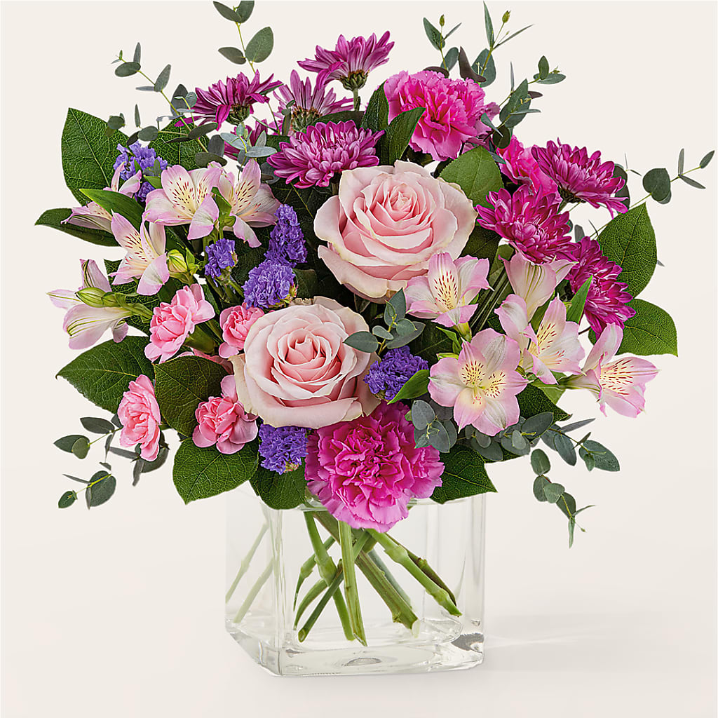 Rosy Radiance Bouquet – Oopsie Daisy Florist, Raeford NC