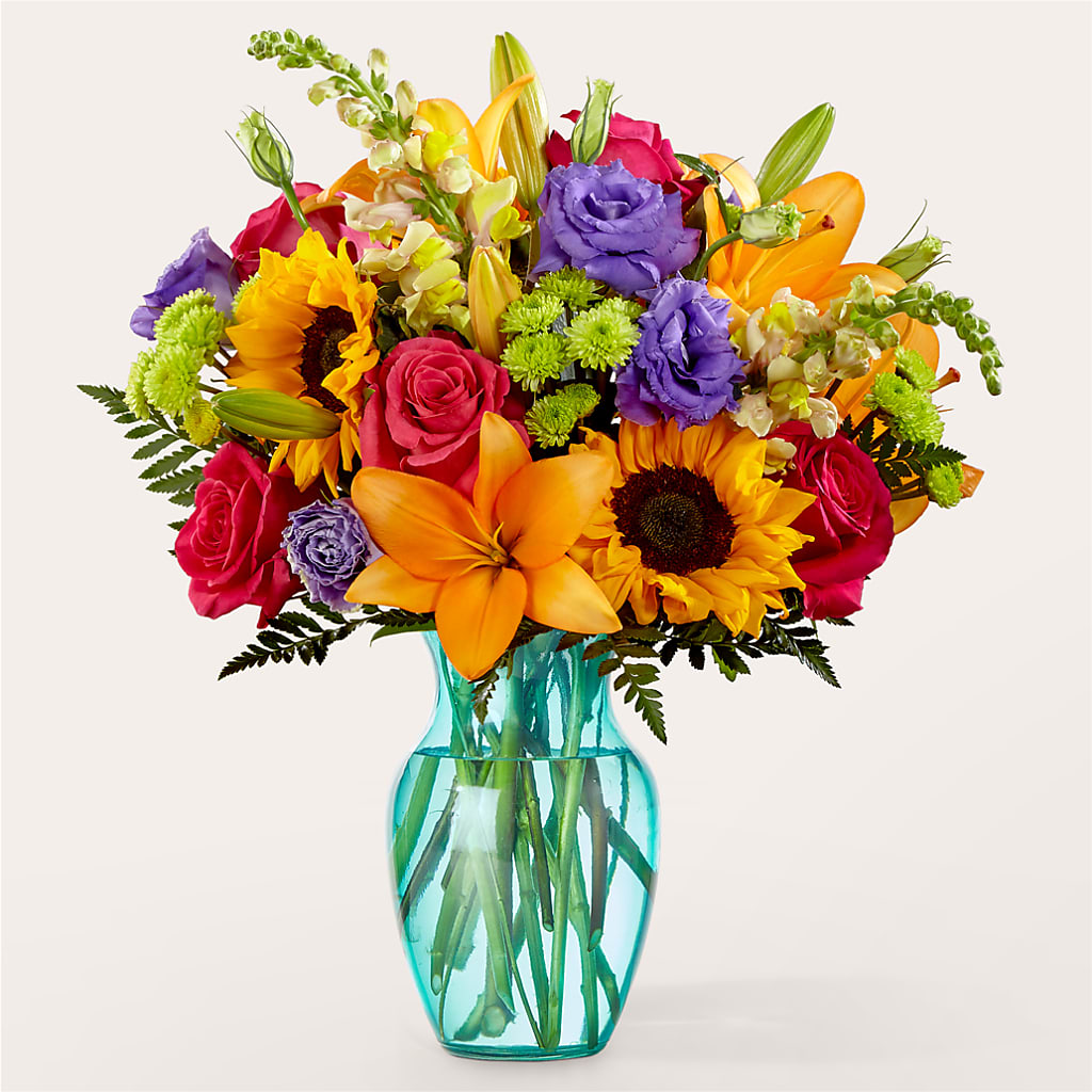 Double Rainbow Bouquet – Oopsie Daisy Florist, Raeford NC