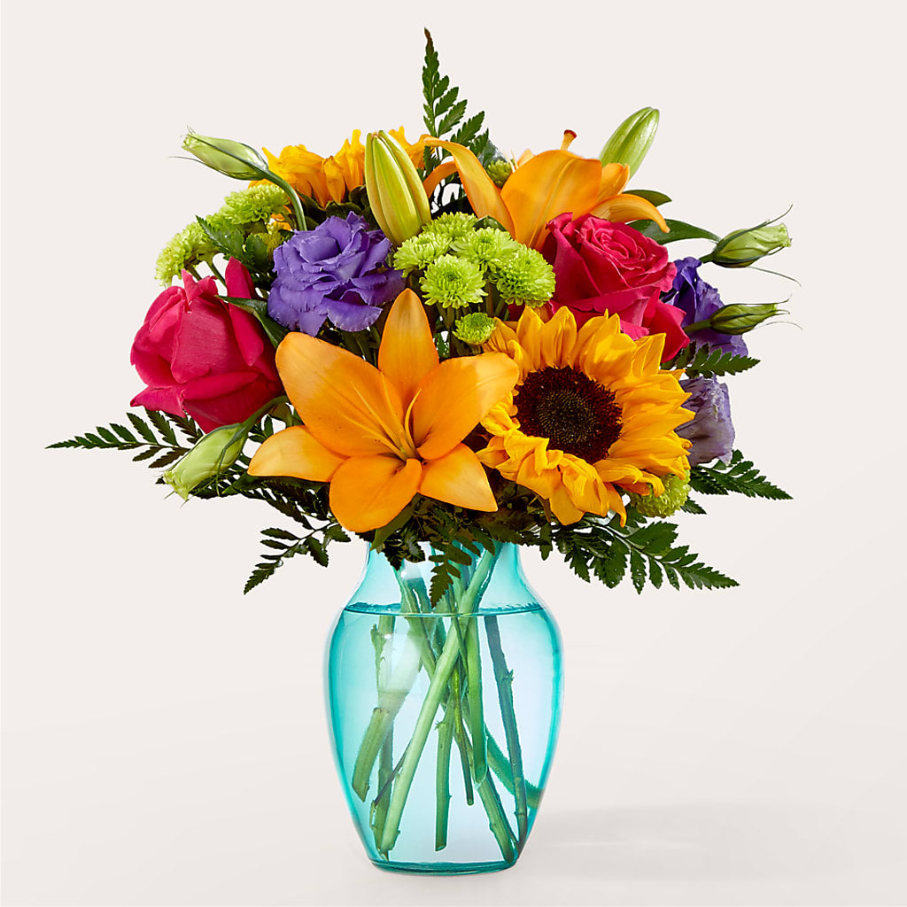 Double Rainbow Bouquet – Oopsie Daisy Florist, Raeford NC