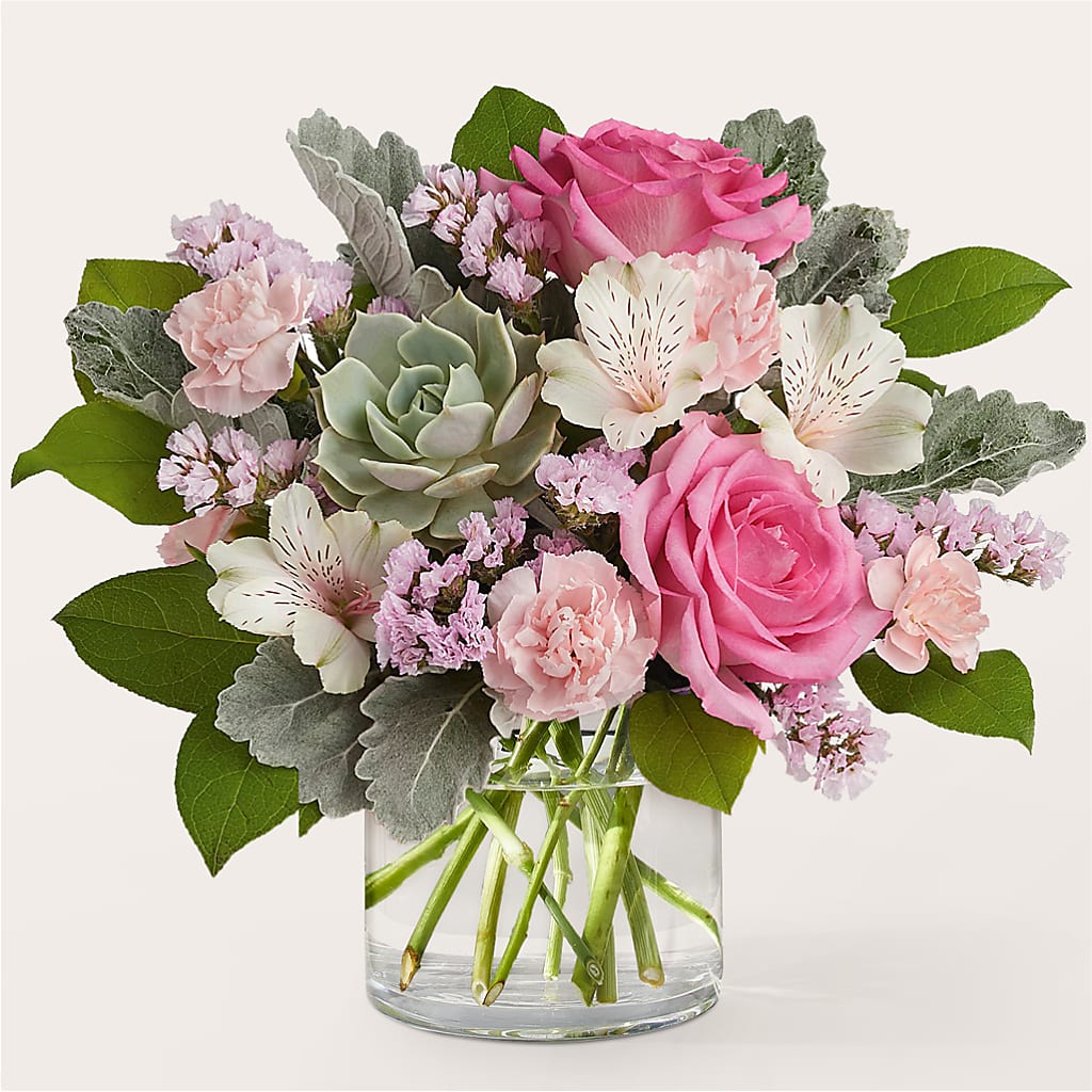 Dusty Rose Bouquet – Oopsie Daisy Florist, Raeford NC