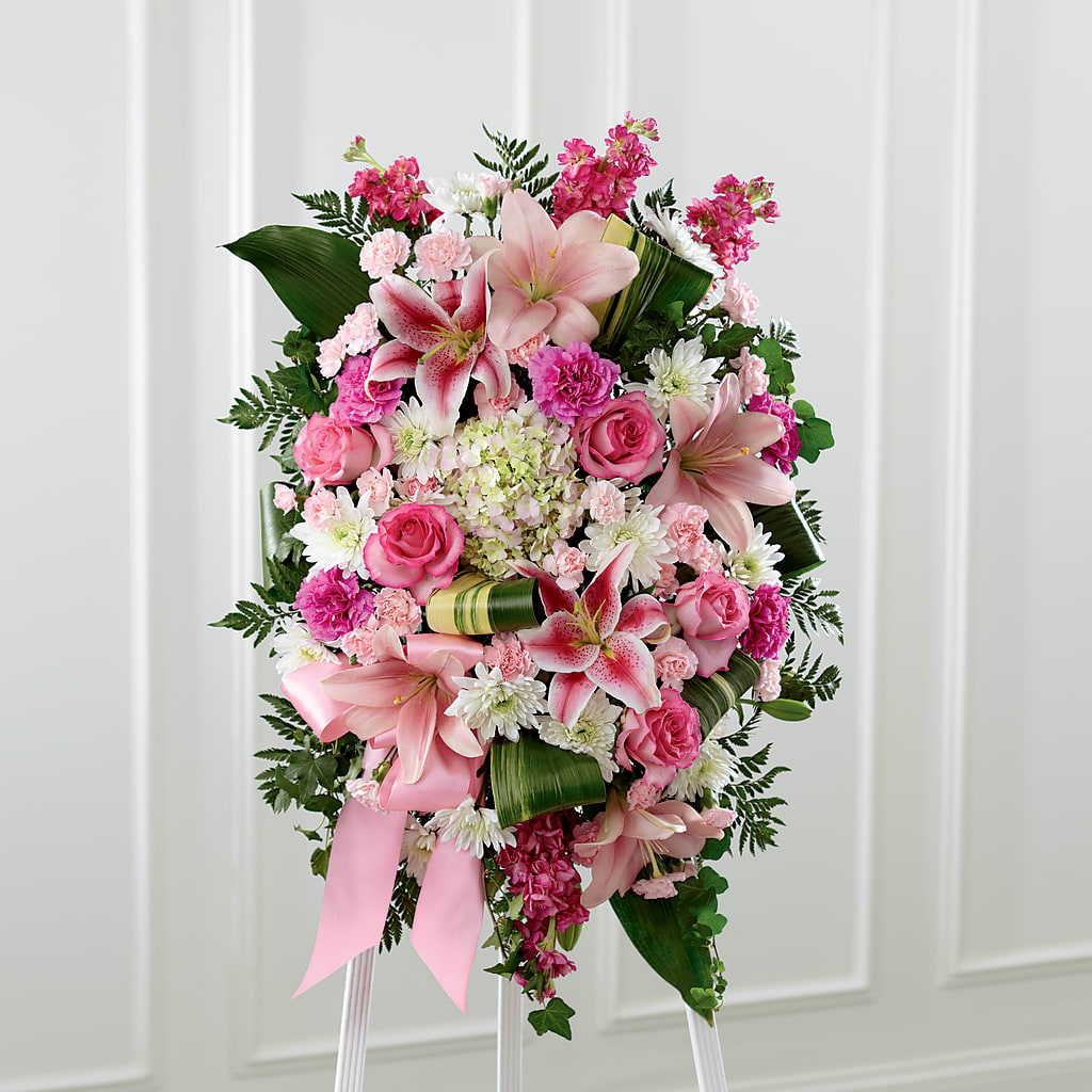 Comforting Standing Spray – Oopsie Daisy Florist, Raeford NC