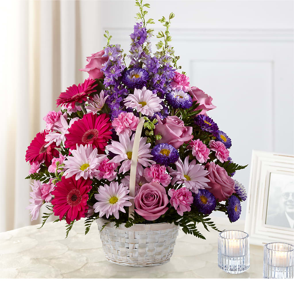 Pastel Peace Basket – Oopsie Daisy Florist, Raeford NC