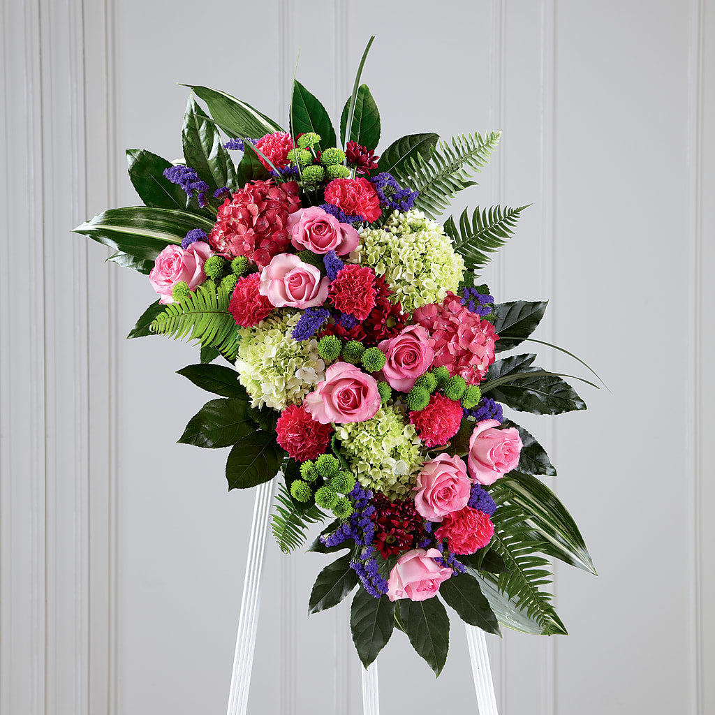 Refreshing Mix Standing Spray – Oopsie Daisy Florist, Raeford NC