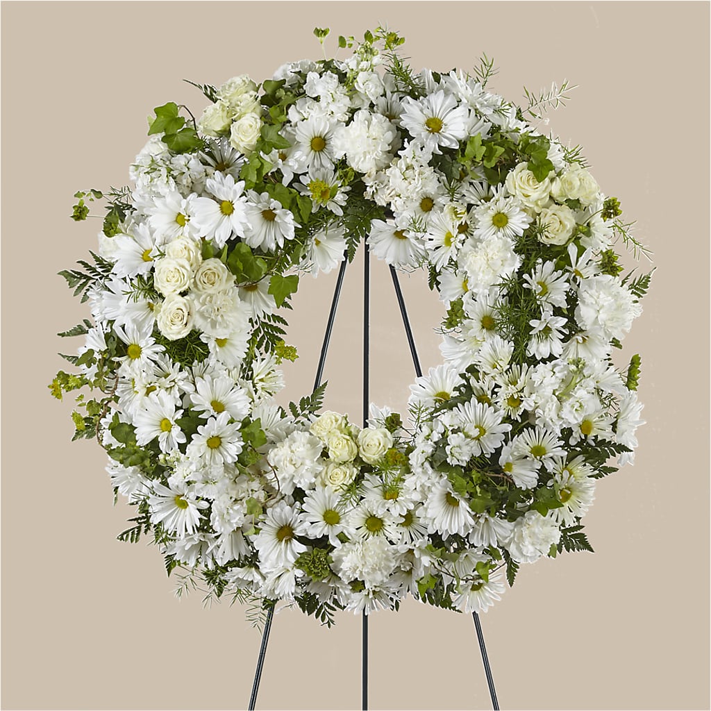 Faithful Wishes Wreath – Oopsie Daisy Florist, Raeford NC