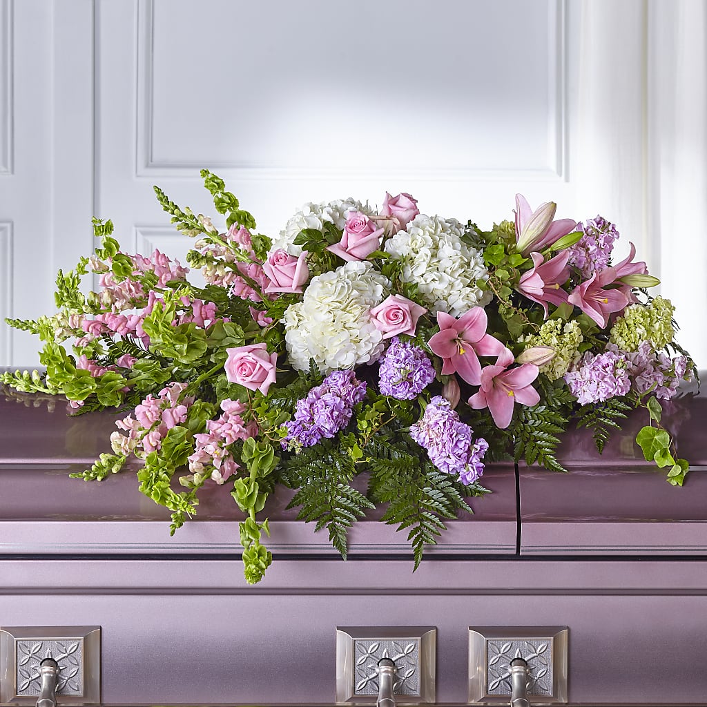 Life's Gratitude Casket Spray – Oopsie Daisy Florist, Raeford NC