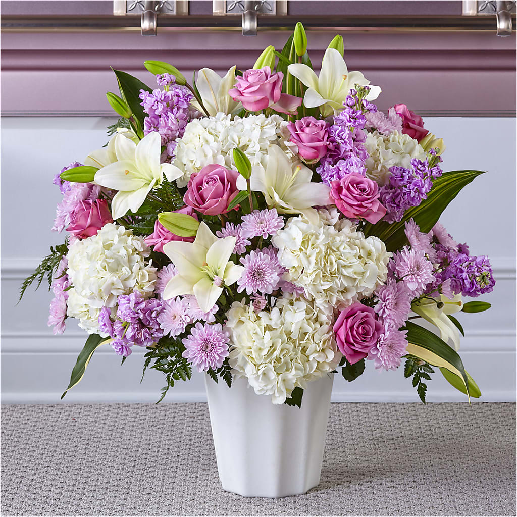 Heaven Sent Floor Basket – Oopsie Daisy Florist, Raeford NC
