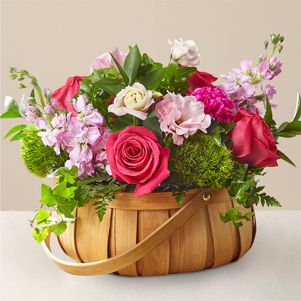 Radiance in Bloom Basket – Oopsie Daisy Florist, Raeford NC