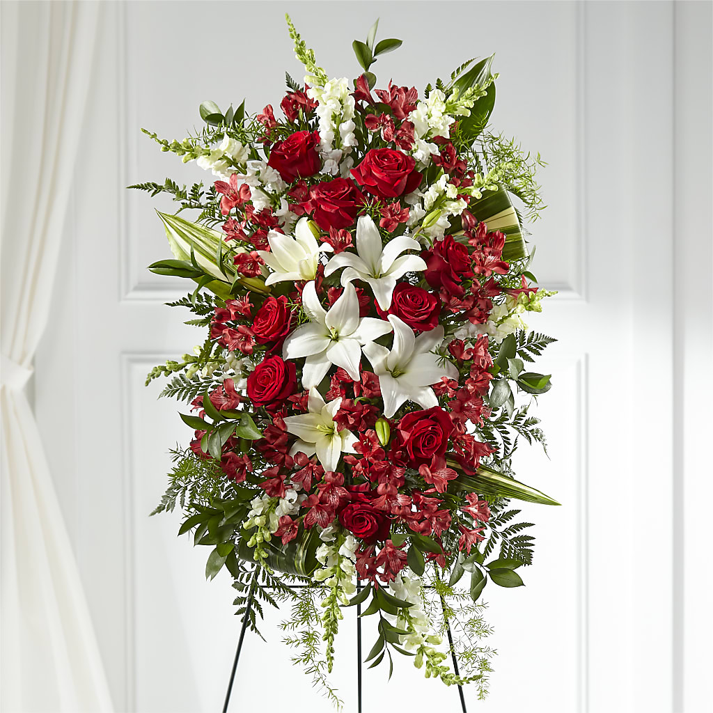 Everlasting Memory Standing Spray – Oopsie Daisy Florist, Raeford NC