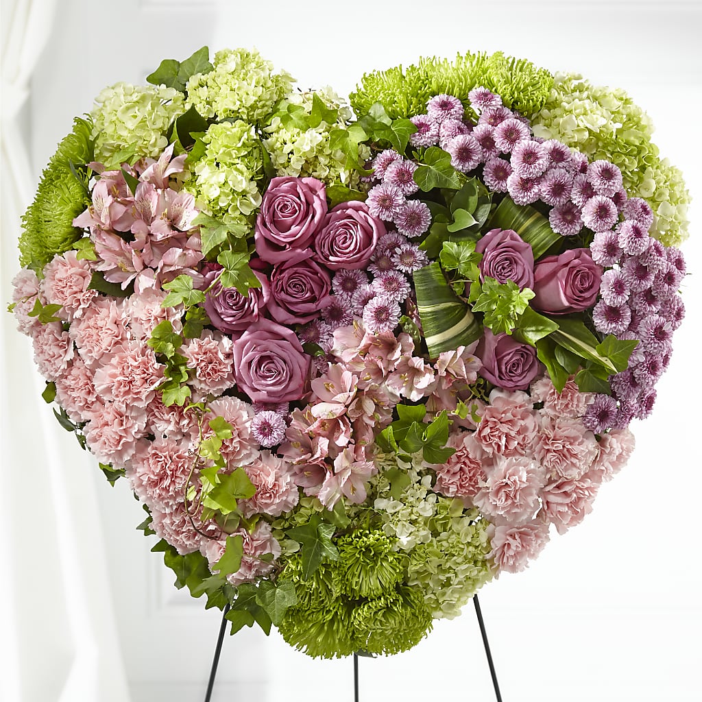 Heartwarming Standing Heart – Oopsie Daisy Florist, Raeford NC