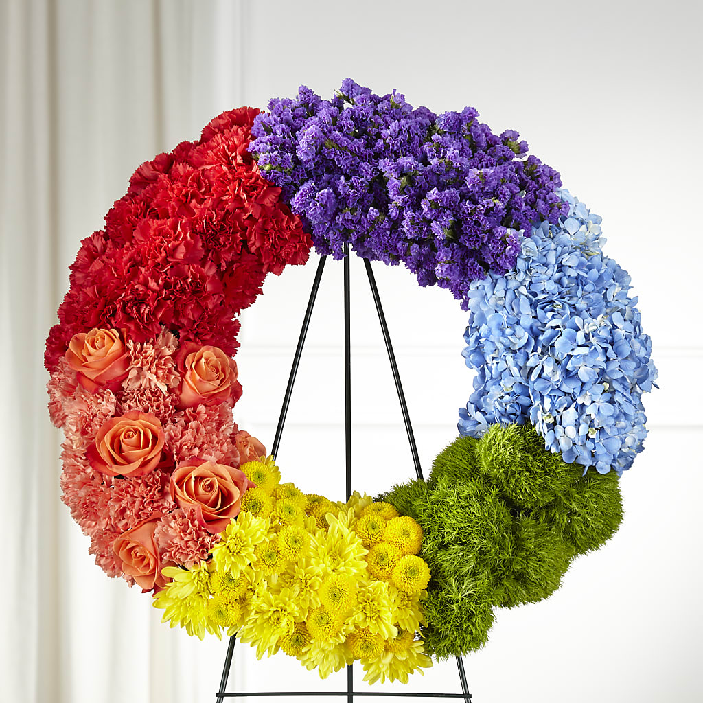 Circle of Love Wreath – Oopsie Daisy Florist, Raeford NC