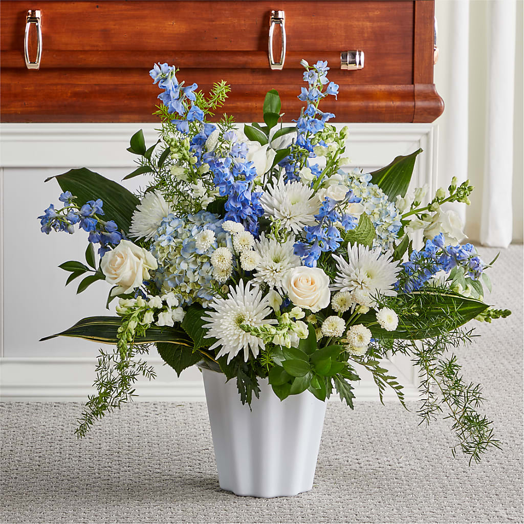 Everlasting Memories Floor Basket – Oopsie Daisy Florist, Raeford NC