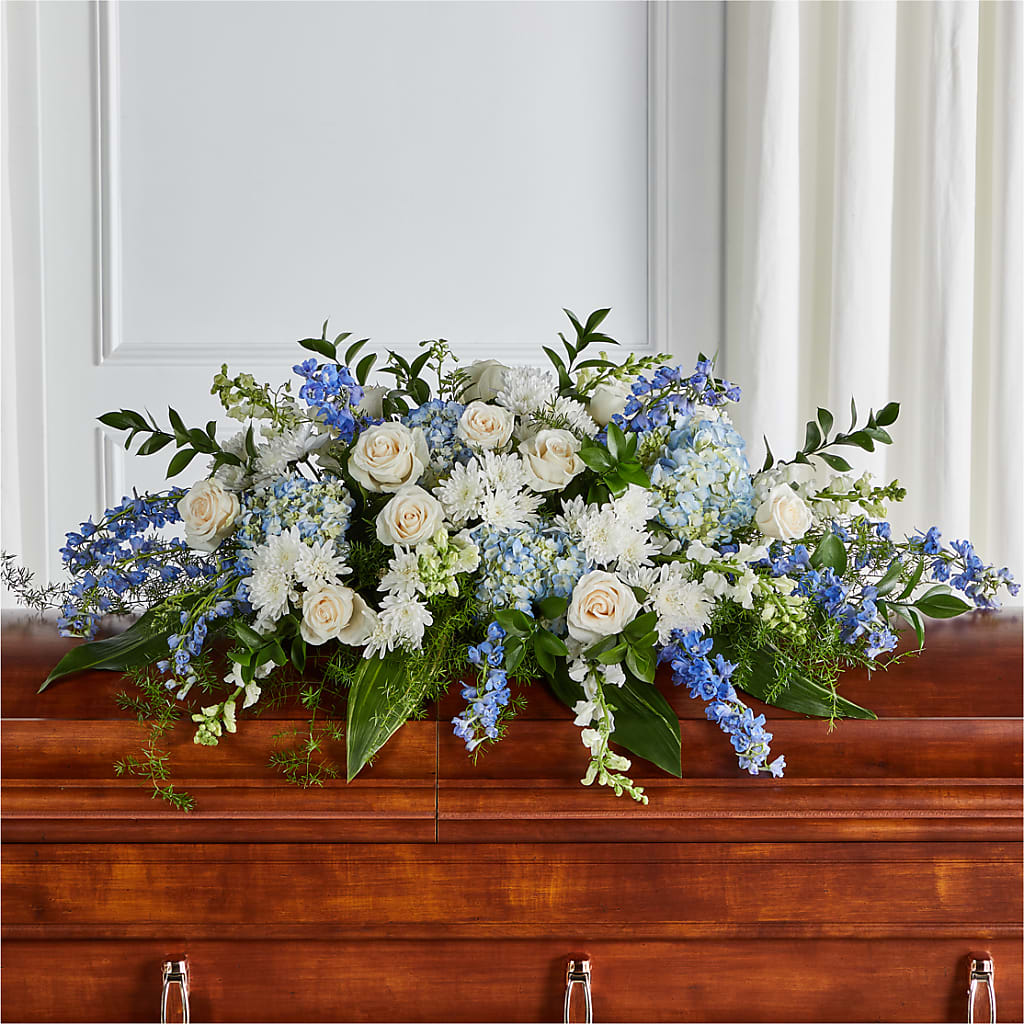 Timeless Essence Casket Spray – Oopsie Daisy Florist, Raeford NC