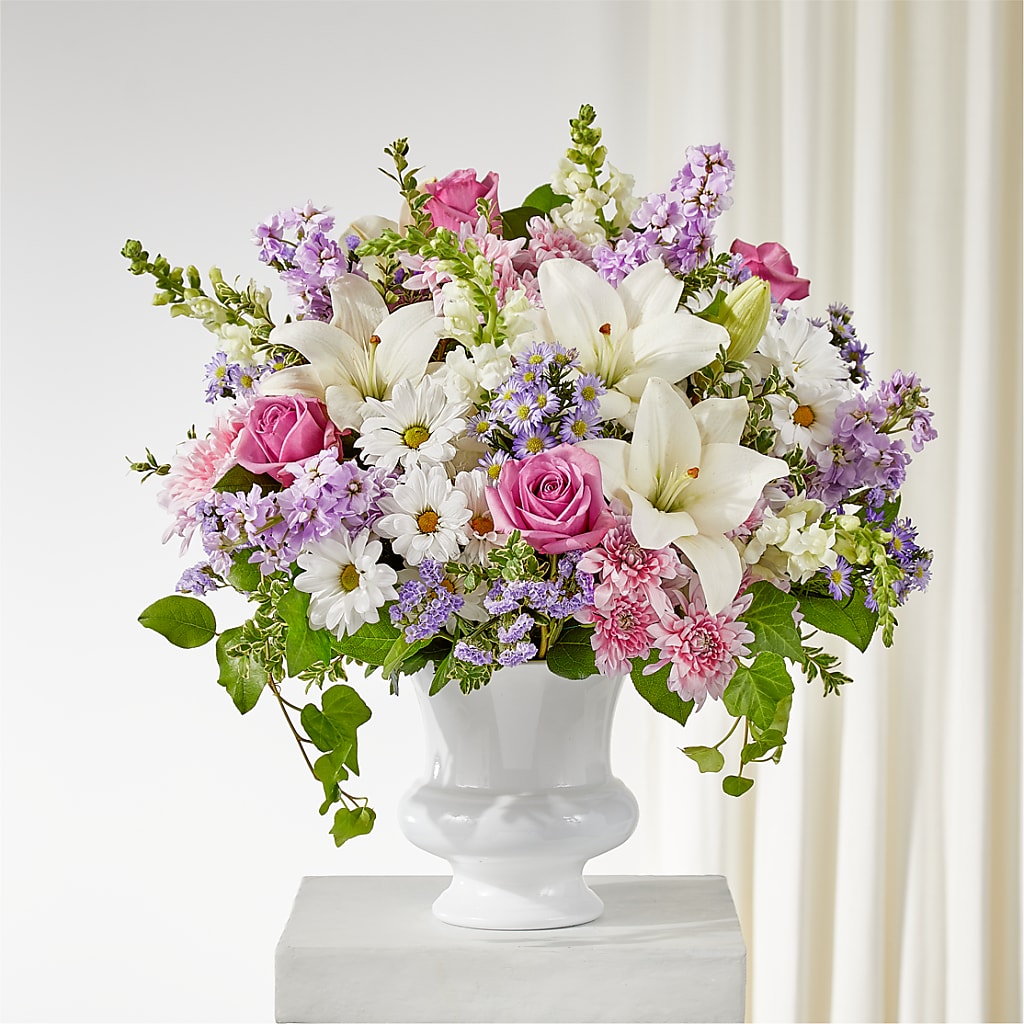 Remarkable Life Urn Arrangement – Oopsie Daisy Florist, Raeford NC