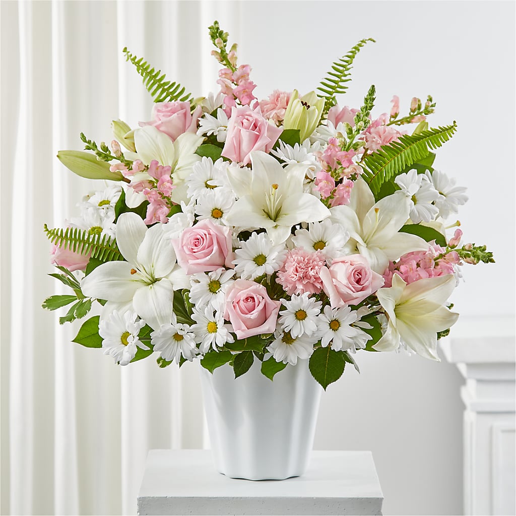 Soft Touch Tabletop Basket – Oopsie Daisy Florist, Raeford NC