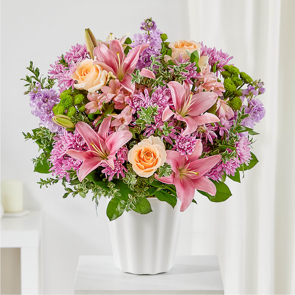 Supportive Embrace Tabletop Basket – Oopsie Daisy Florist, Raeford NC