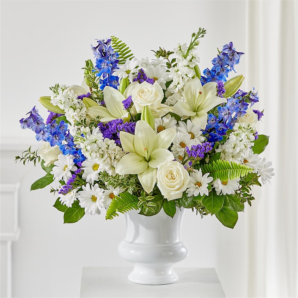 Expressions of Hope Urn Arrangement – Oopsie Daisy Florist, Raeford NC