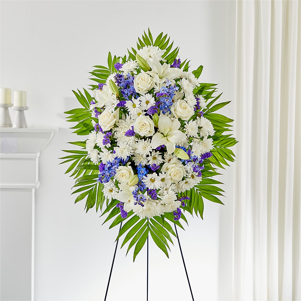 At Rest Standing Spray – Oopsie Daisy Florist, Raeford NC