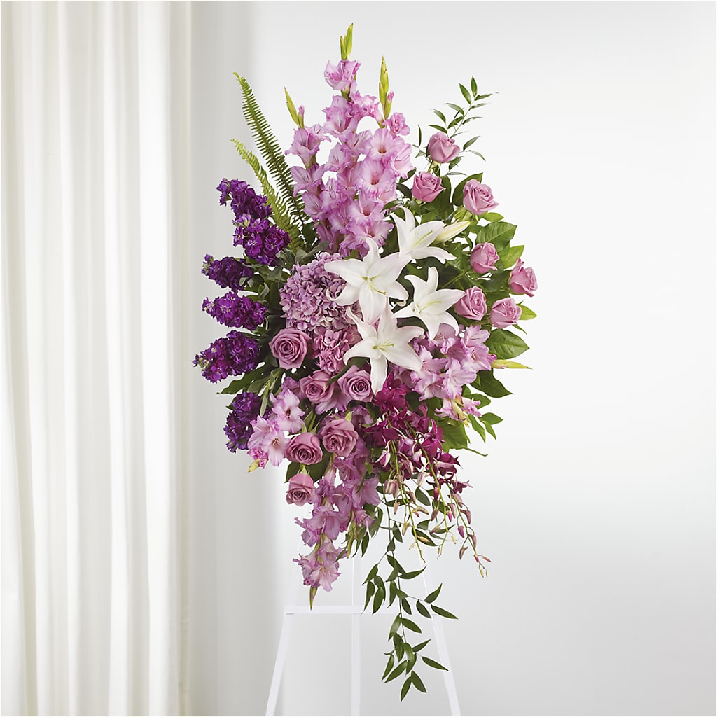 Never Alone Standing Spray – Oopsie Daisy Florist, Raeford NC
