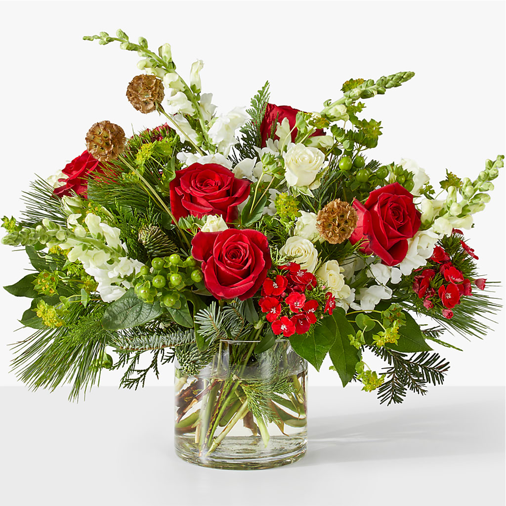 Deck the Halls Bouquet – Oopsie Daisy Florist, Raeford NC