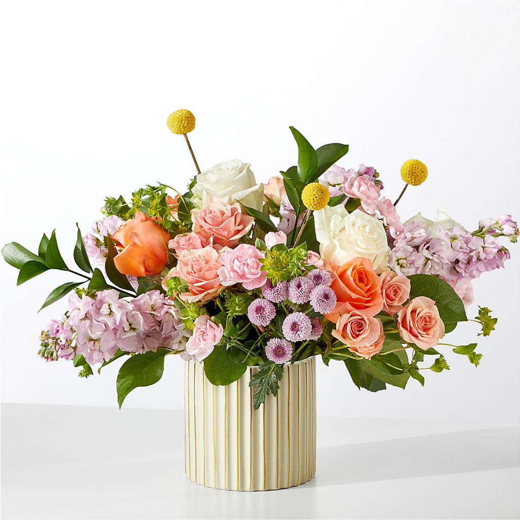 French Market Bouquet with Ivory Vase – Oopsie Daisy Florist, Raeford NC
