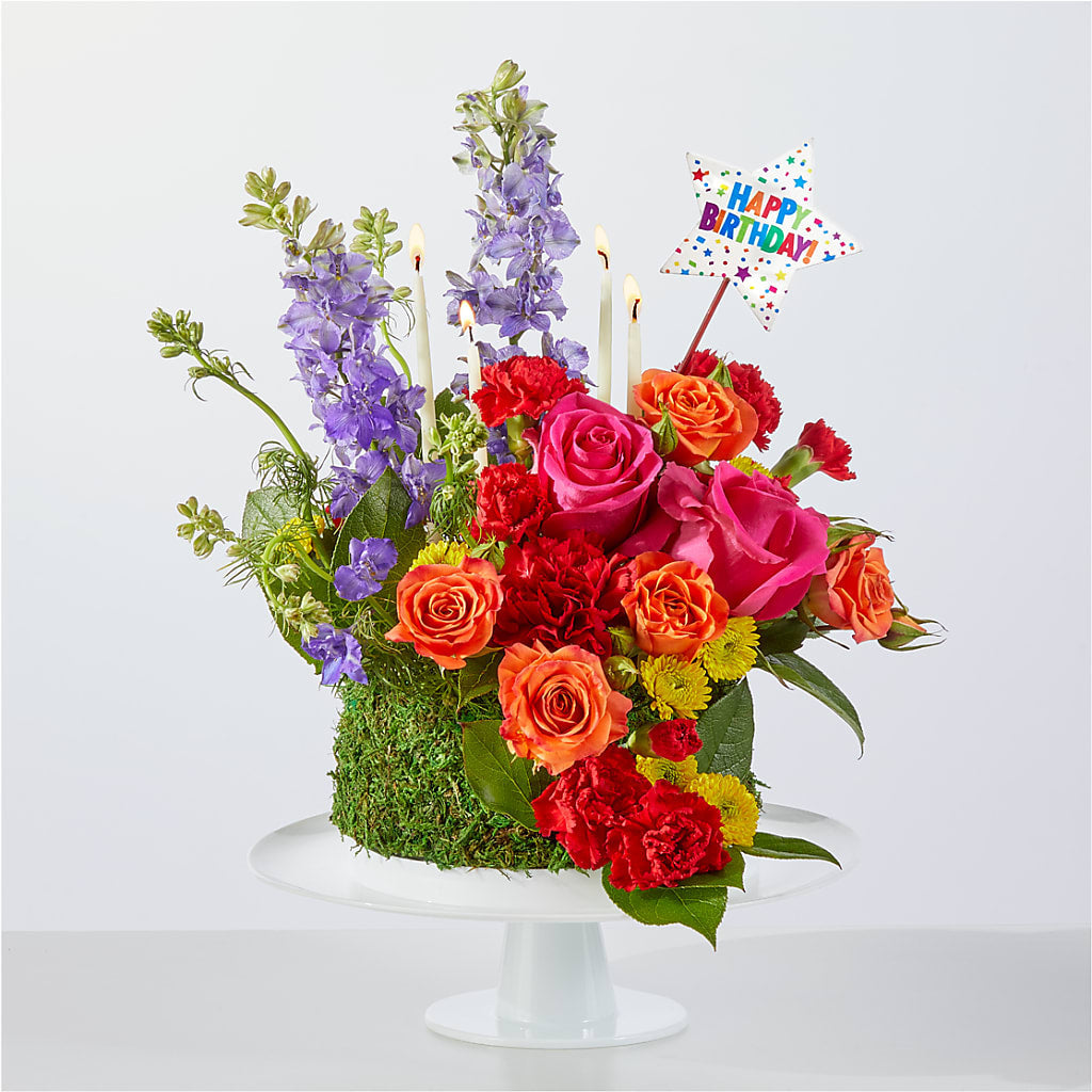 Best Year Yet Floral Cake – Oopsie Daisy Florist, Raeford NC