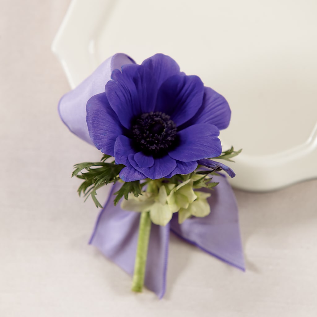 Purple Passion Boutonniere – Oopsie Daisy Florist, Raeford NC