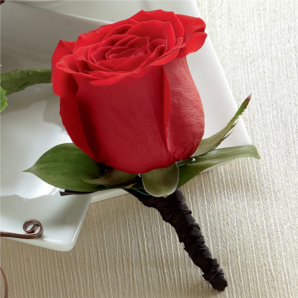 Red Rose Boutonniere – Oopsie Daisy Florist, Raeford NC