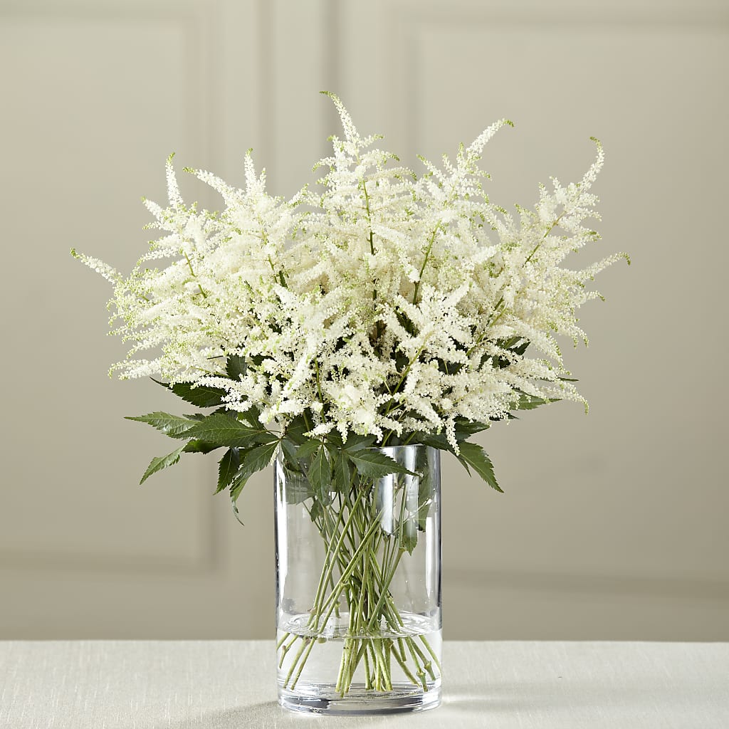 White Astilbe Bouquet – Oopsie Daisy Florist, Raeford NC