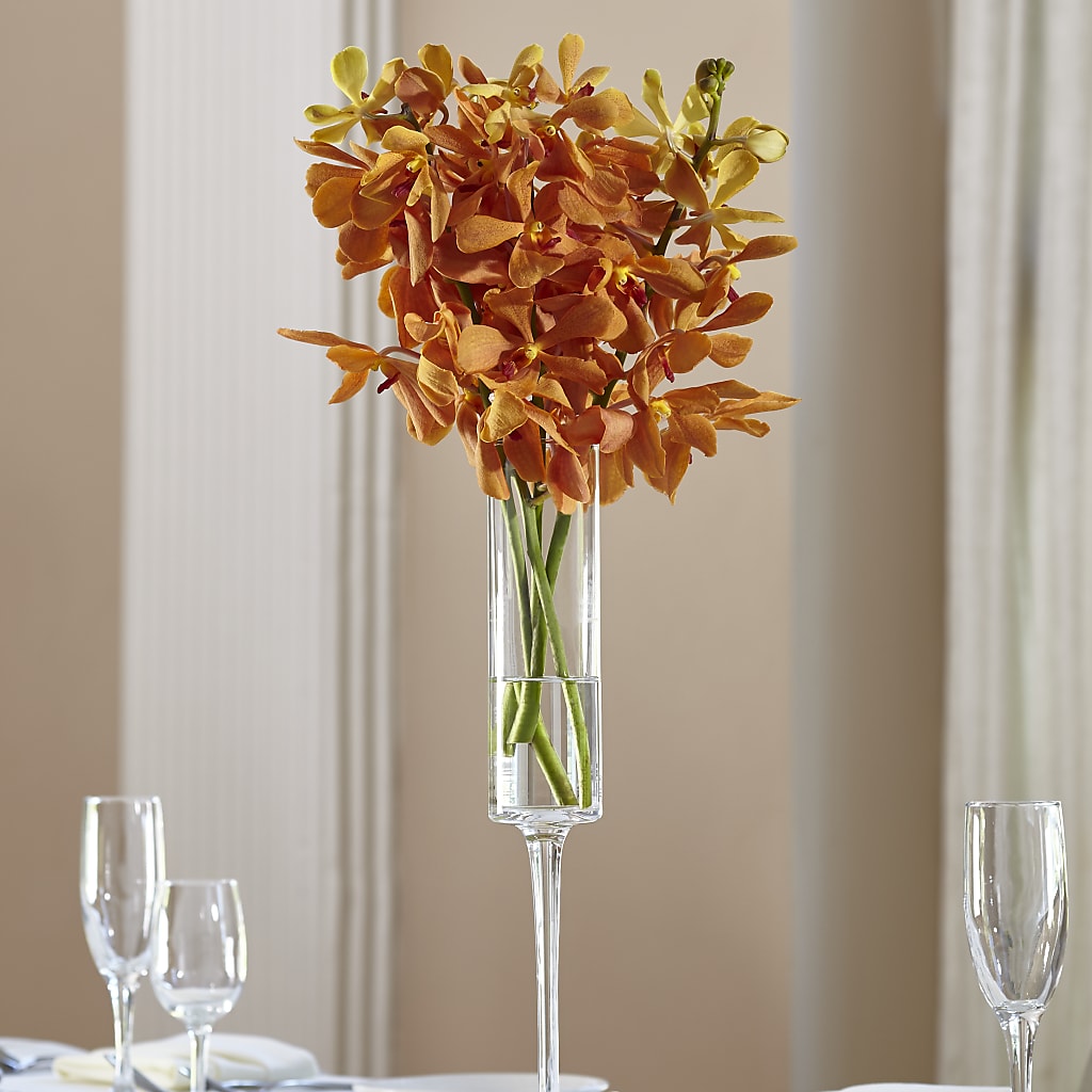Orange Mokara Bouquet – Oopsie Daisy Florist, Raeford NC