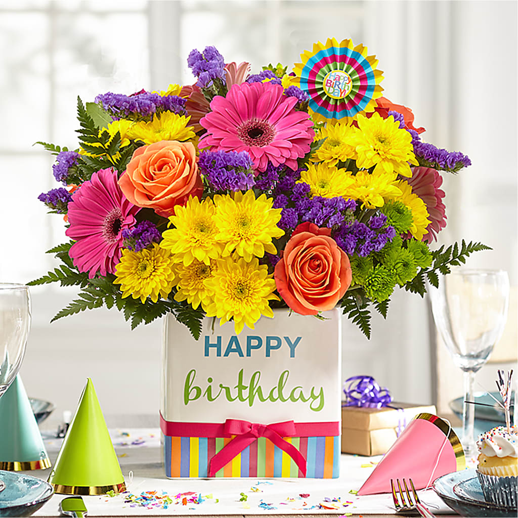Birthday Brights Bouquet –  Oopsie Daisy Florist, Raeford NC
