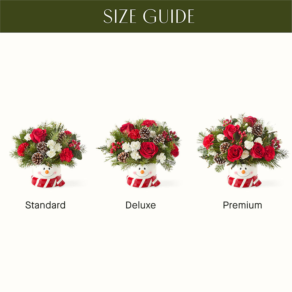 Jolly Snowman Bouquet –  Oopsie Daisy Florist, Raeford NC