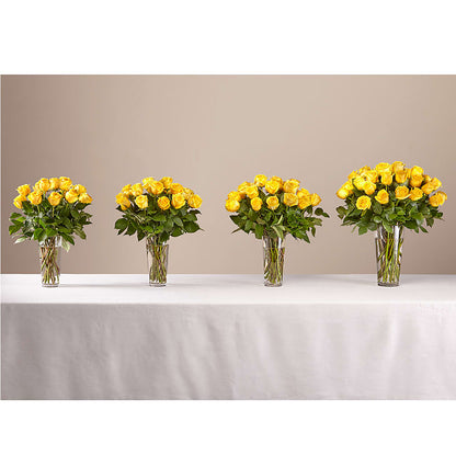 Long Stem Yellow Rose Bouquet –  Oopsie Daisy Florist, Raeford NC
