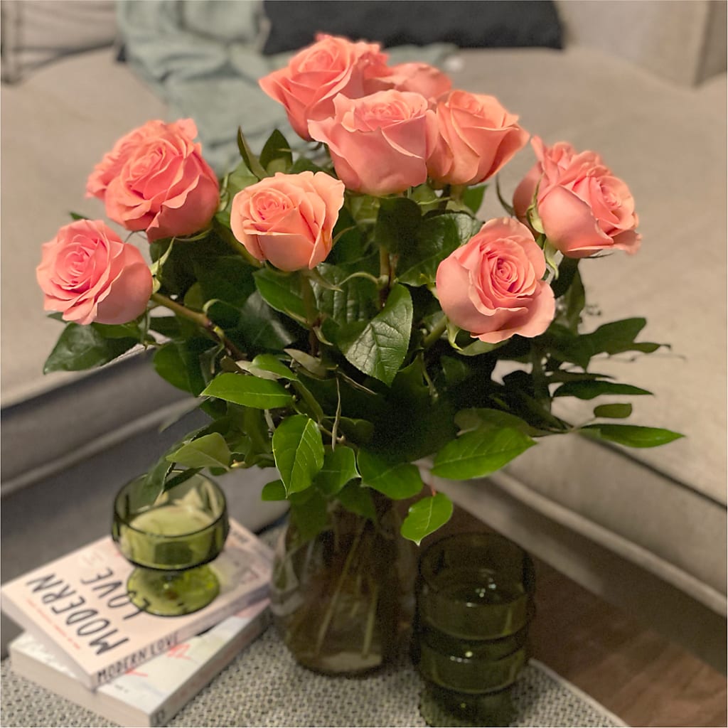 Long Stem Pink Rose Bouquet –  Oopsie Daisy Florist, Raeford NC