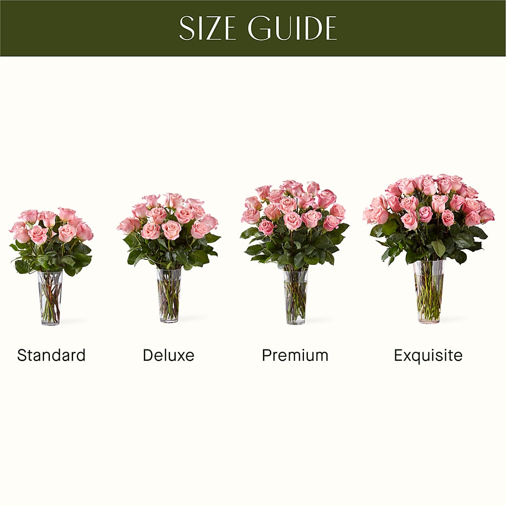 Long Stem Pink Rose Bouquet –  Oopsie Daisy Florist, Raeford NC