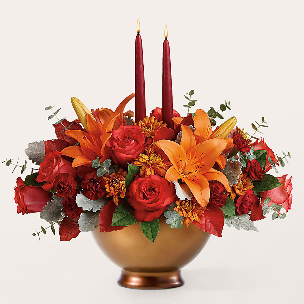 Fruits of Fall Centerpiece –  Oopsie Daisy Florist, Raeford NC