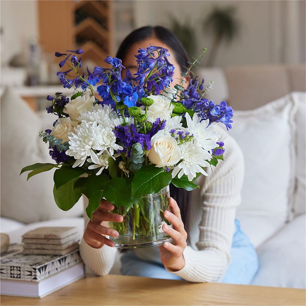 Cerulean Waves Bouquet –  Oopsie Daisy Florist, Raeford NC