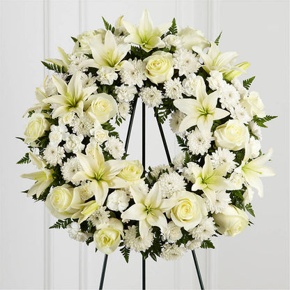 Treasured Tribute Wreath –  Oopsie Daisy Florist, Raeford NC