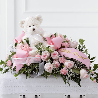 Touch of Sympathy Casket Spray –  Oopsie Daisy Florist, Raeford NC