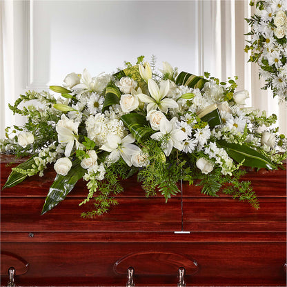 Abundance Casket Spray –  Oopsie Daisy Florist, Raeford NC
