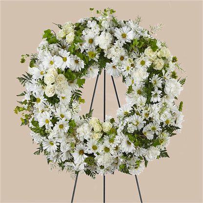Faithful Wishes Wreath –  Oopsie Daisy Florist, Raeford NC