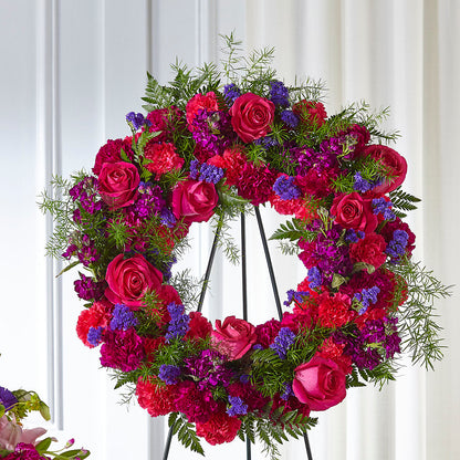 Calming Colors Wreath –  Oopsie Daisy Florist, Raeford NC