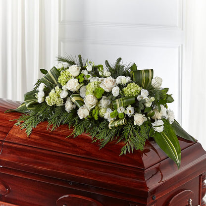 Hopeful Gesture Casket Spray –  Oopsie Daisy Florist, Raeford NC