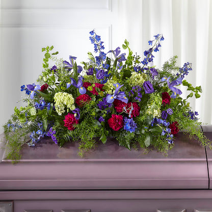 Always Treasured Casket Spray –  Oopsie Daisy Florist, Raeford NC