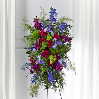 Heavenly Skies Standing Spray –  Oopsie Daisy Florist, Raeford NC