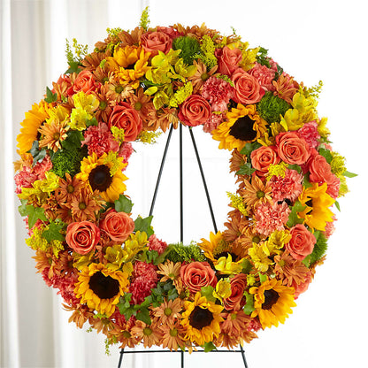 Autumnal Memories Wreath (Standard) –  Oopsie Daisy Florist, Raeford NC